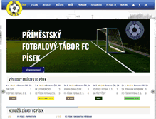 Tablet Screenshot of fcpisek.cz